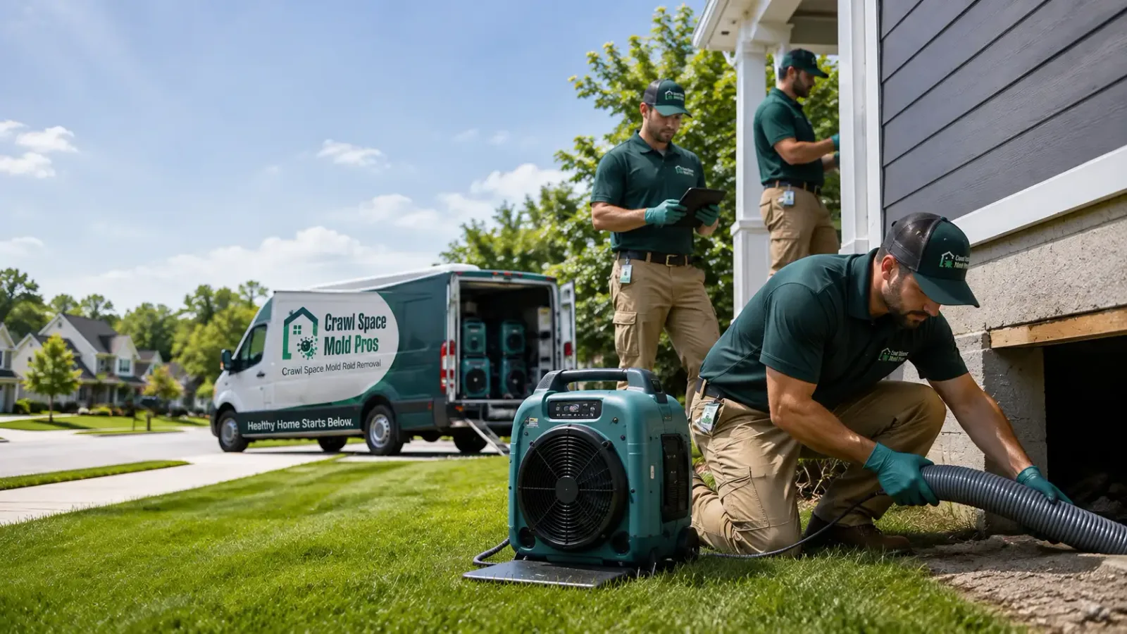 Crawl Space Mold Removal in Warren, MN